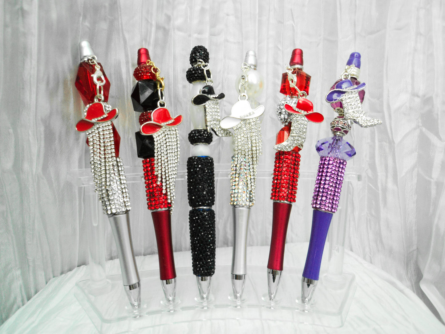 Western Theme Rhinestone Pen
